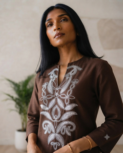 EMBROIDERY CO ORD SET