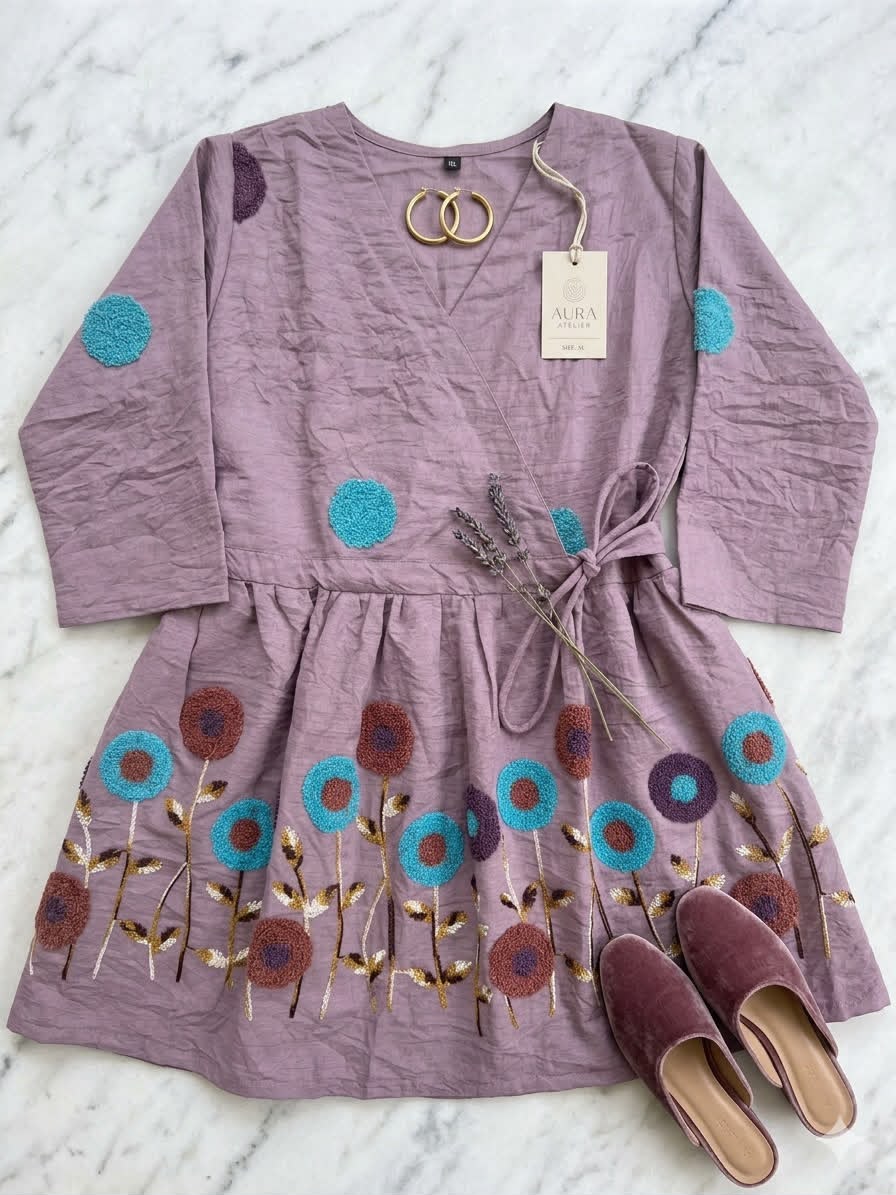 Viscose Cotton With Beautiful Towel WORK Short Kurtas