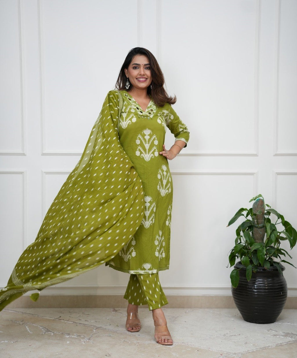 Stylish Kurta Set With Duaptta