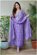 Stylish Embroidered Kurta Set with Dupatta