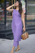 SLEEVLESS KURTI WITH PENT