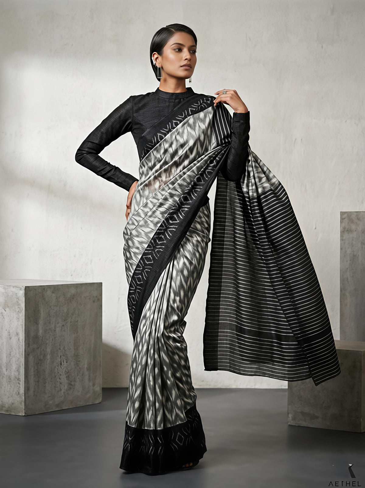 ELEGANT PURE KHADI SAREE
