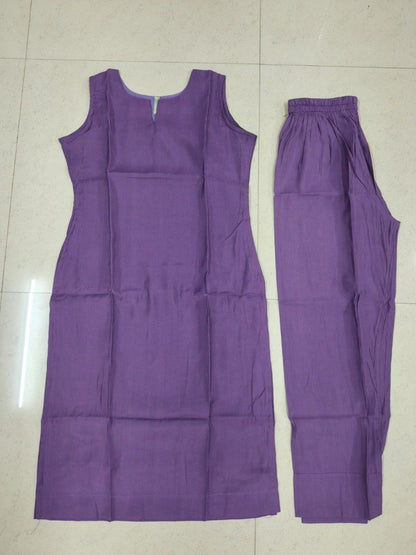 SLEEVLESS KURTI WITH PENT SET
