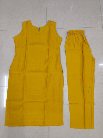 SLEVLESS KURTI WITH PENT