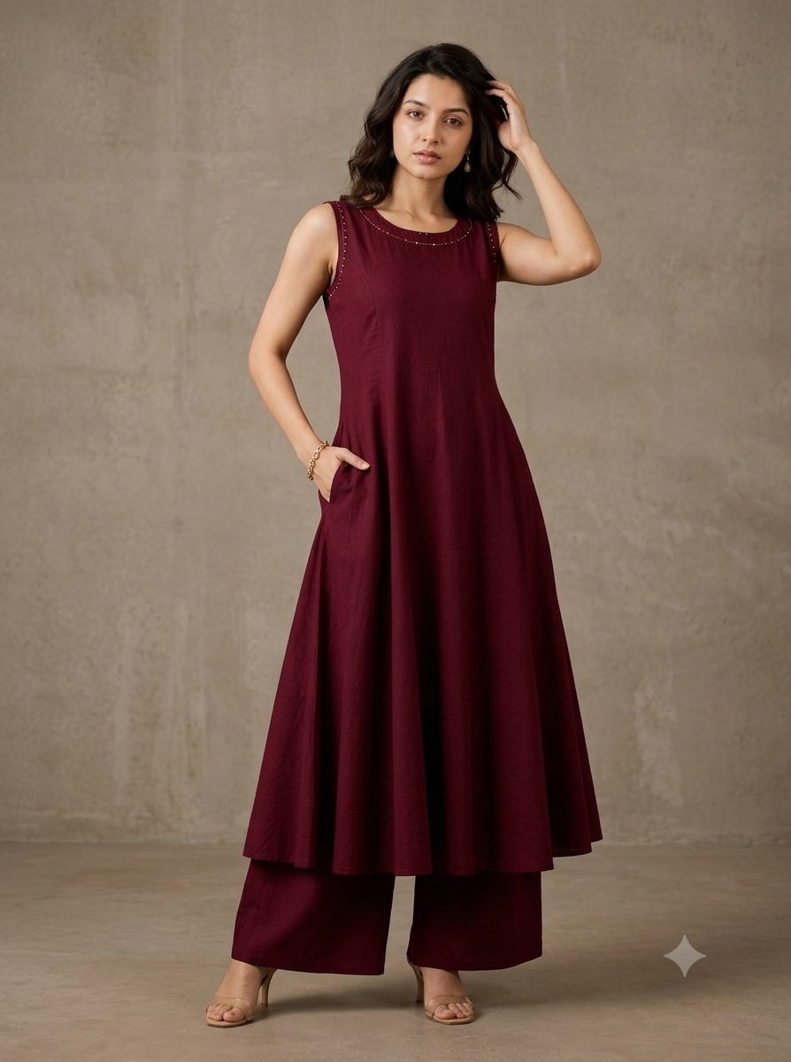 Modern Minimal Maron Co ord set