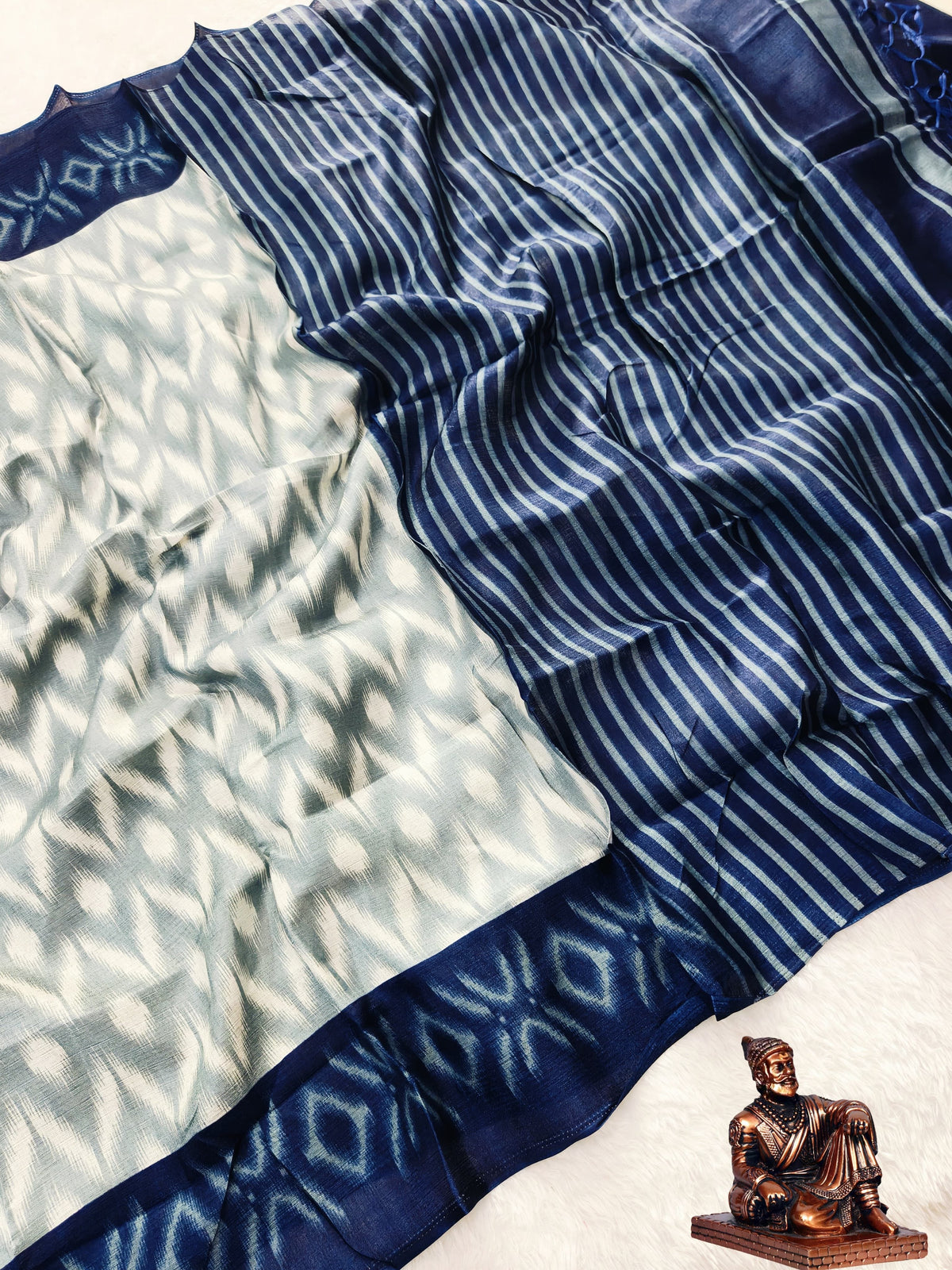 ELEGANT PURE KHADI SZAREE