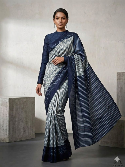 ELEGANT PURE KHADI SZAREE