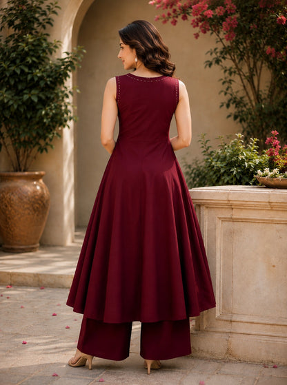 Modern Minimal Maron Co ord set