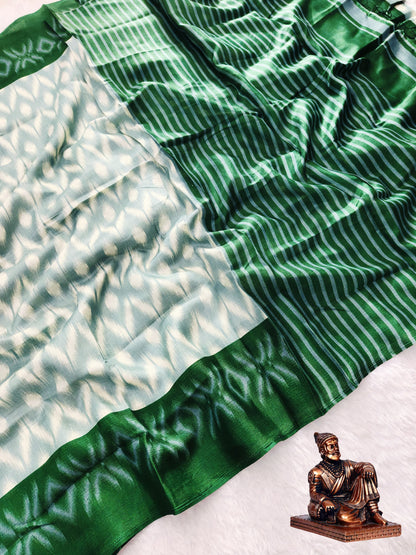 ELEGANT PURE KHADI COTTON SAREE