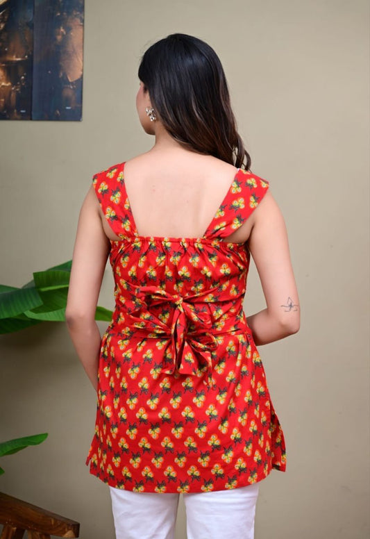 PURE COTTON TRENDING SHORT KURTI