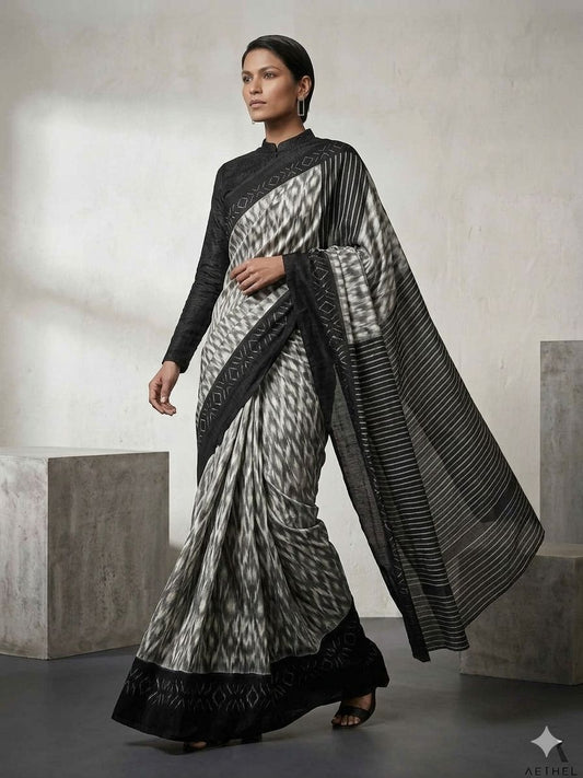 ELEGANT PURE KHADI SAREE