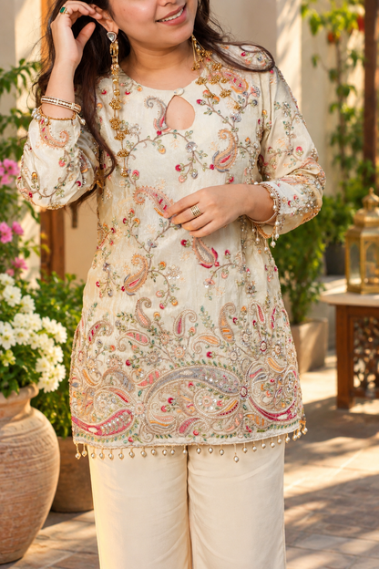 Noor Sequined Festive Layered Outfit