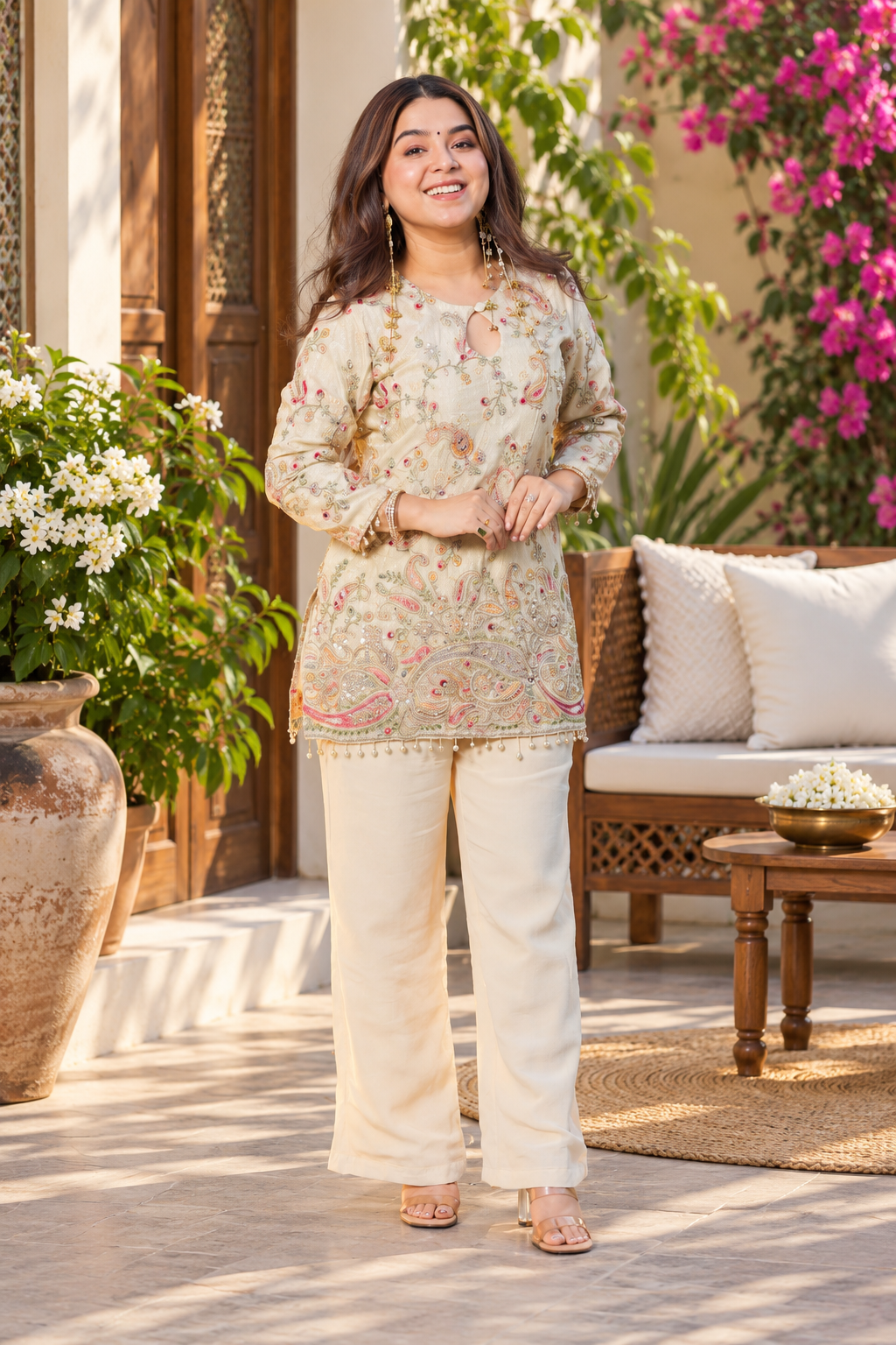 Noor Sequined Festive Layered Outfit