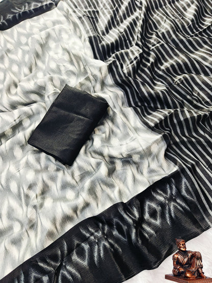 ELEGANT PURE KHADI SAREE